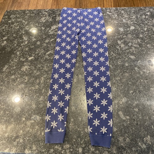 Hanna Andersson Organic Cotton Blue Pajamas Unisex Youth US 12 150 cm Snowflake - Picture 15 of 15