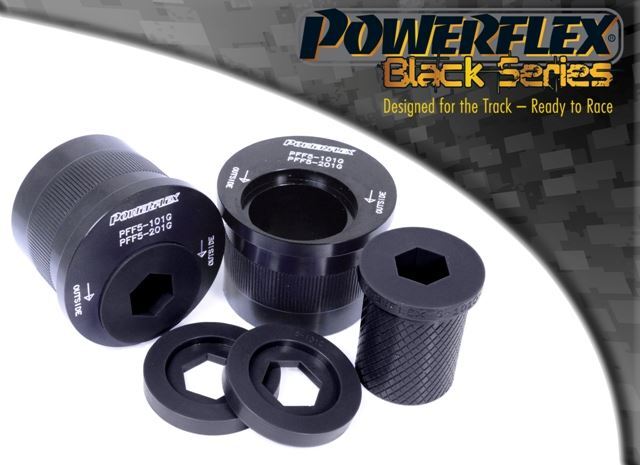 PFF5-201GBLK POWERFLEX Front Wishbone Rear Bush, Caster Adjusted fit Mini