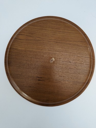 Set of 7 Round Wood Plates Platters 12" - Picture 13 of 16