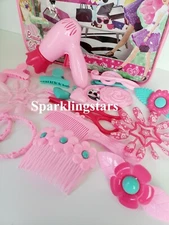 Princess Girls Pretend Play Toy Hair Beauty Salon Accessories 