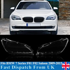 For BMW 7 Series F01 F02 Headlight Lens Headlamp Cover Shell Replacement 2009-15
