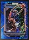 Dennis Rodman 2022-23 Prizm CHOICE BLUE PRIZM Parallel Insert Card (#'d 07/49)