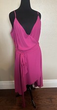 MSRP $119 City Chic Womens Apparel Plus Size Dress Bianca Magenta Size L/20 💕