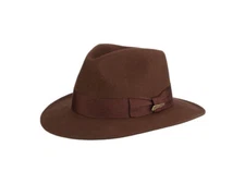 Indiana Jones Official Pinch Front Wool Felt Fedora Hat - #IJ551