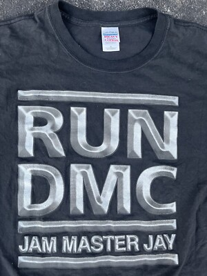 Run DMC Jam Master Jay Vintage Rare T Shirt Size XL | eBay