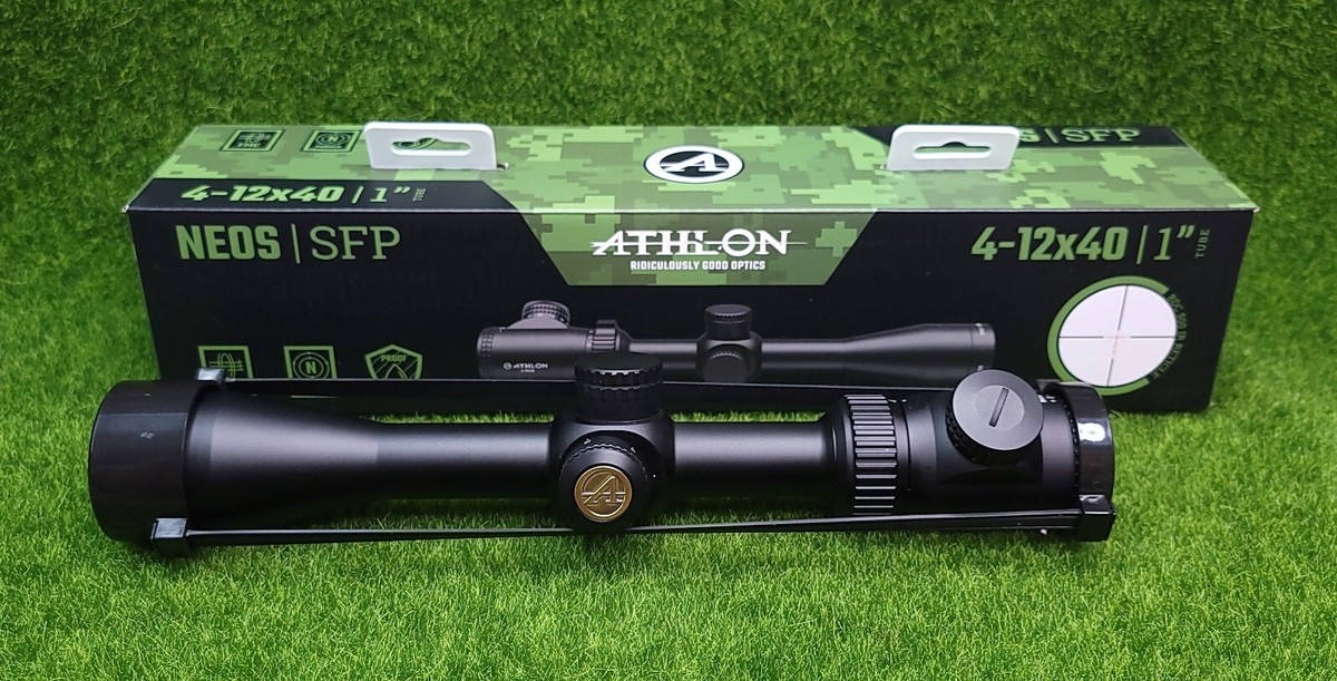 Athlon NEOS 4-12x40mm Riflescope w/ SFP BDC 500 Illuminated