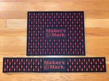 Makers Mark Extra Large Bar Serving Station Drip Mat & Rail Mat NEW!!