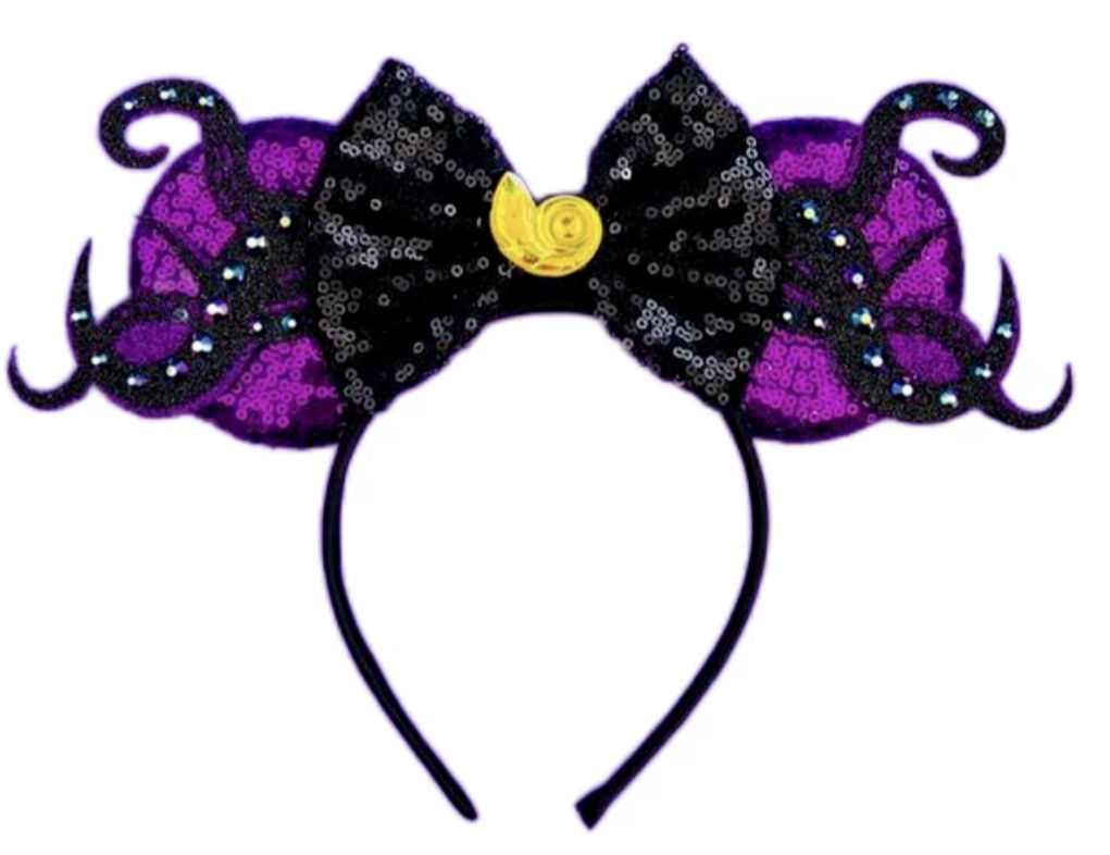 Disney Inspired Ursula ariel mermaid Minnie Mouse Purple 