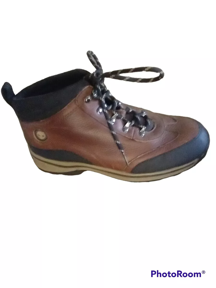 Timberland Backroads 22913 104102 Brown Leather Boys Uncle Boots Size 6