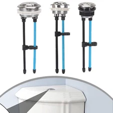 Toilet Tank Button Toilet Button 38/48/58mm Dual Push Flushing Multiple Sizes