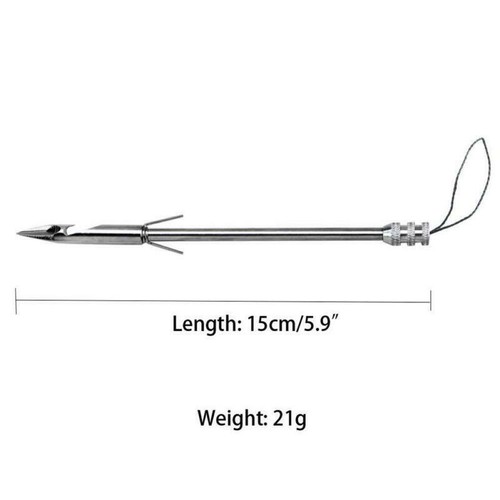 Stainless Steel Slingshot Dart Fishing Barbed Broadheads Bow fishing Darts Arrow - Picture 10 of 10