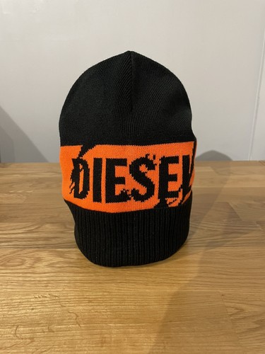 Cappello Diesel bambini Beanie lavorato a maglia nero taglia 12-16 anni nuovissimo con etichette junior - Foto 2 di 6