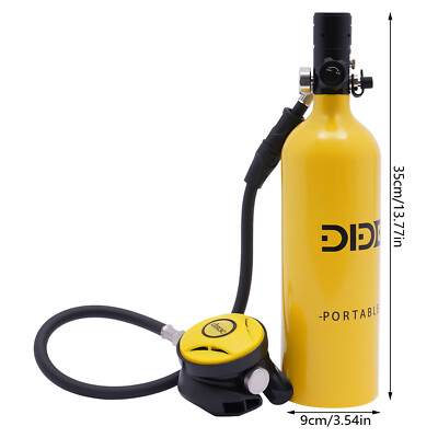 Reusable Mini Scuba Tank Within Breathing Capacity For 15-20 Minutes Underwater