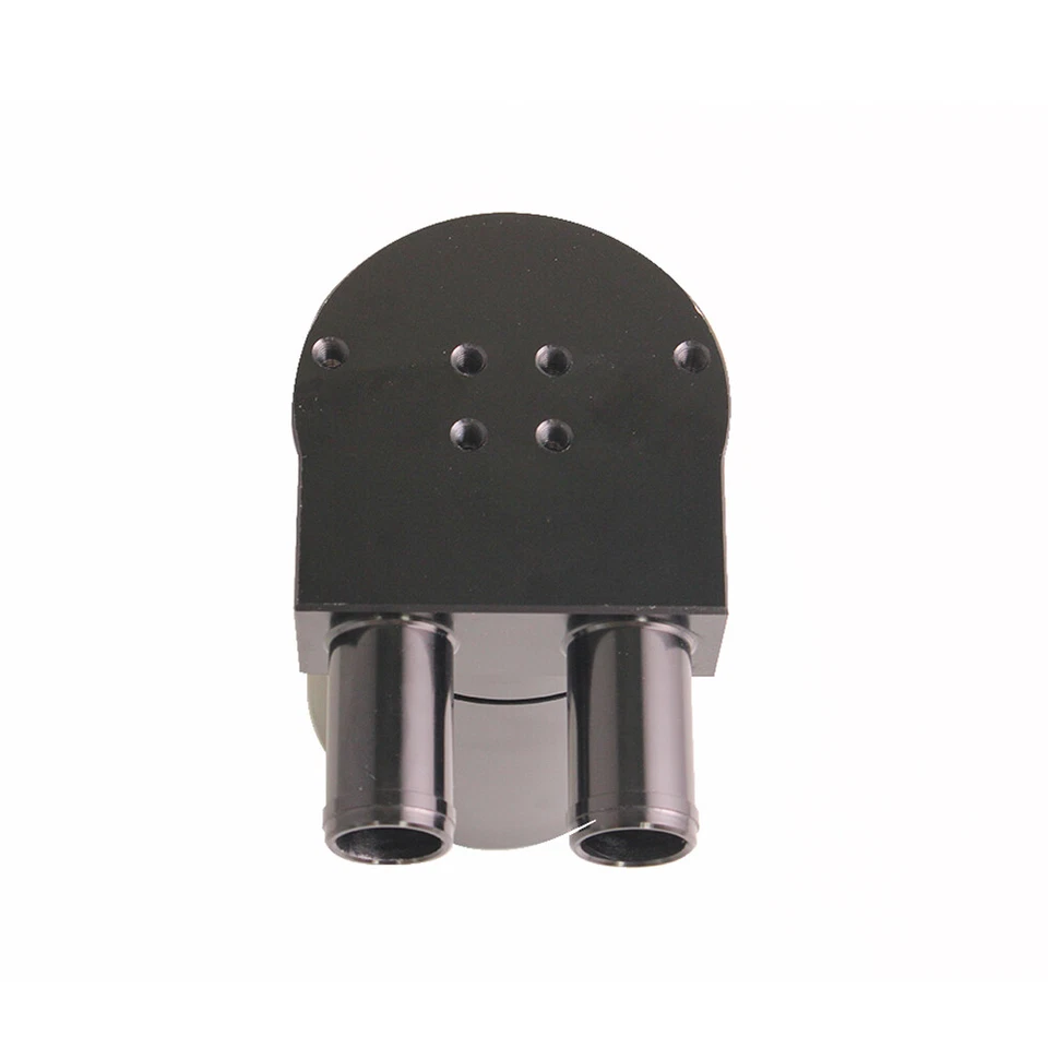 Car Auto Racing Baffled 2-Port Oil Catch Can Tank Luft-Öl-Separator Aluminium - Bild 3 von 4