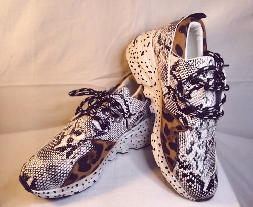 qupid leopard sneakers