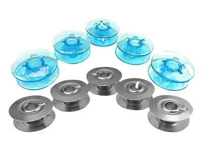 Blaue Spulen und Metall Spulen für Pfaff 6110, 6112, 6120, 6122 Nähmaschine 