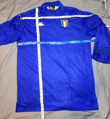 1998-2000 Kappa ITALIA Italy Long Sleeve Home Football Shirt