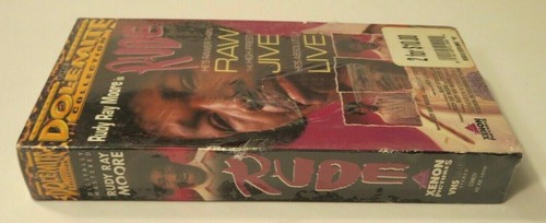 RUDE Dolemite Collection VHS video tape SEALED seal movie ripped seal sticker - Foto 8 di 11