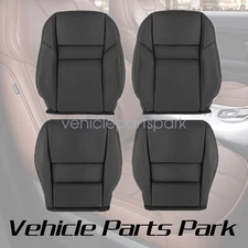 2003-2007 For Honda Accord 4-Door Driver Passenger Bottom Top Seat Cover Black