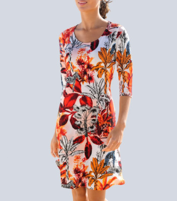 Designer Kleid Strand Kleid Alba Moda Größe 48 NEU