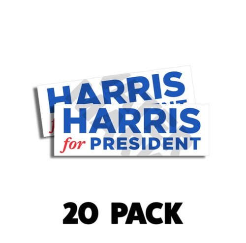 Harris for President Aufkleber 2024 KAMPAGNE STOßSTANGE AUFKLEBER 9X3 2ER-PACK - Bild 5 von 7