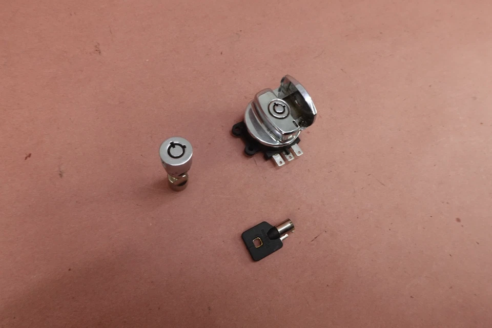 Harley Davidson Heritage Softail FLSTCI 2000-2006 interruptor de encendido juego de bloqueo de llave Foto 3 de 4