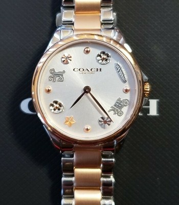 Coach Business Astor Watch With 31mm Silver Face Silver Rosegold Breclet Ebay