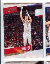 ZHOU QI 2017-18 PANINI PRESTIGE BASKETBALL ROOKIE RC #200 HOUSTON ROCKETS