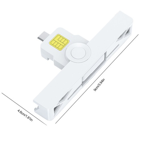 ID CAC Card Reader USB2.0 Type-C USB Common Access CAC Use for SIM Chip ID Card - Bild 9 von 9
