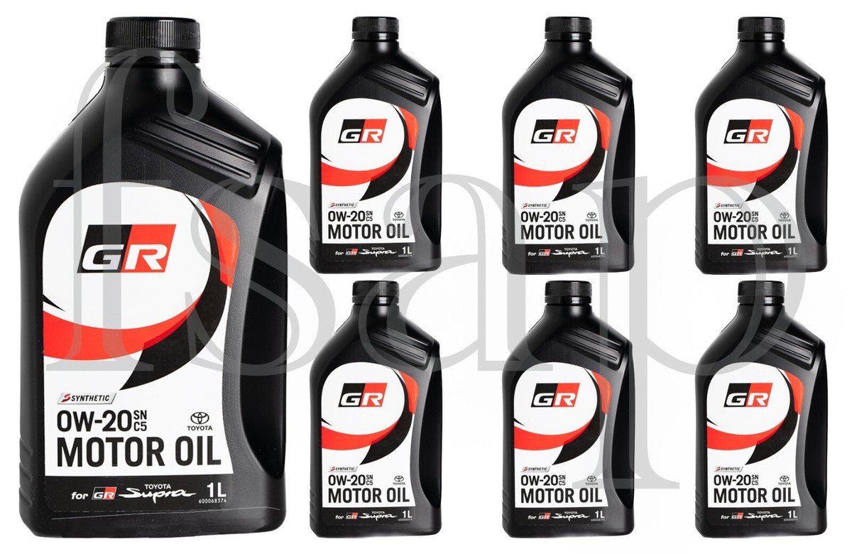 トヨタ 0W-20 MOTOR OIL 1L✖️12本 for GR Supra Toyota GR Supra OEM Motor Oil - 0W-20 1L. Speed Industry