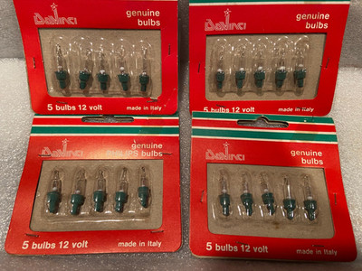 4 Packs Davinci 12 Volt Replacement Bulbs 5 Clear White Bulbs (20 Bulbs) NEW* q2