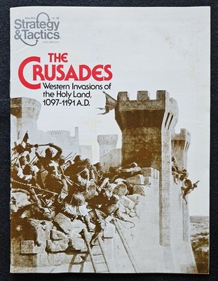 Strategy & Tactics #70 THE CRUSADES Medieval Wargame SPI 1978 UNPUNCHED complete