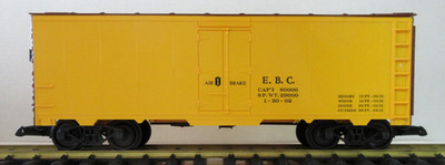G SCALE ROUNDHOUSE E.B.C. BILLBOARD REEFER   wrong box