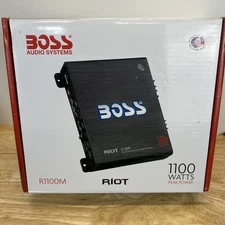 BOSS Audio Systems R1100M Riot Series Car Audio Subwoofer Amplifier 2 -8 Ohm