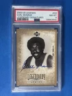 2000-01 UD Legends Legendary Signatures Earl Monroe Autograph Knicks PSA 8