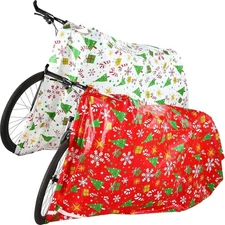 2-Pack Jumbo Gift Bags 60”x72” w/ Tags, Extra-Large Xmas XL Sacks for Bike Gifts