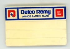Delco Remy General Motors Employee Name Badge Muncie Indiana Vintage