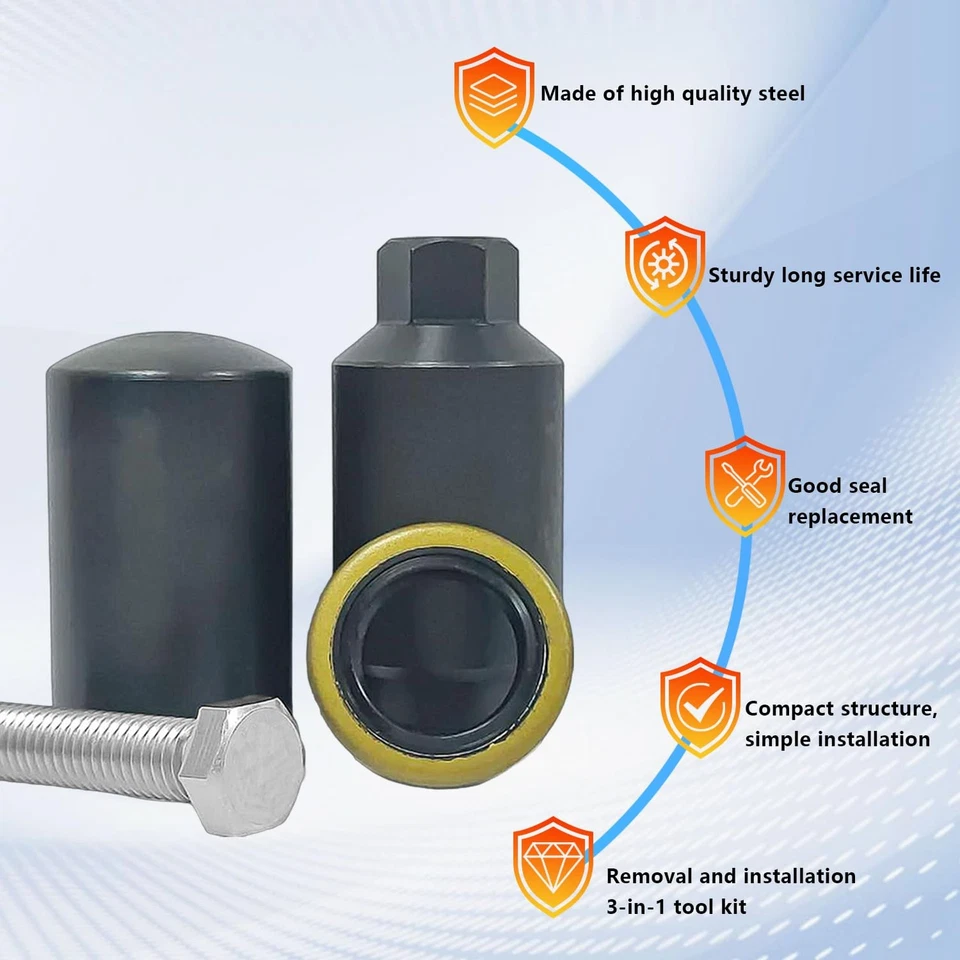 Herramienta removedora/instaladora de sellos de palanca de cambios de transmisión con sello compatible con... Foto 4 de 4