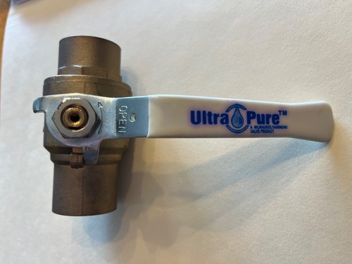 1 Inch Copper Sweat Hammond Milwaukee Pure Flow Full Port Brass Ball Valve