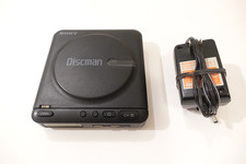 Vintage Sony D-20 Discman with OEM Sony AC Adapter in Tested Working Condition