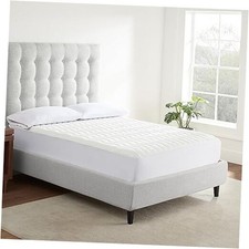 Air Dry Performance Fabric Quilted Mattress Pad, Cooling Twin Basic Comfort