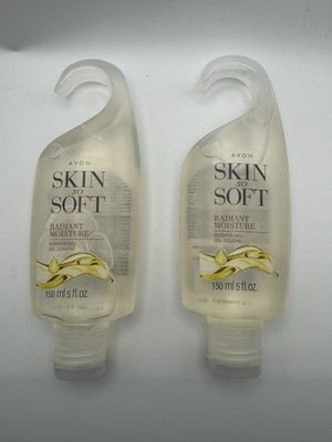 2x Avon Skin So Soft Radiant Moisture Shower Gel 150ml 5 oz Sealed New