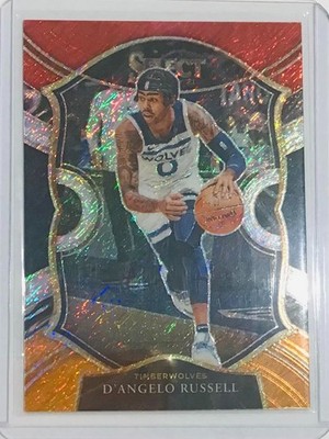 2021 Prizm D'Angelo Russel Concourse Shimmer #18