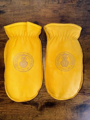 Deneen Pottery Leather Mug Sleeves Cozy Set of 2 Yellow Made in China