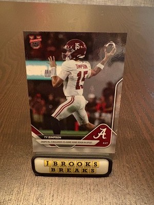 2025 Bowman U Now #22 Ty Simpson Rookie /839!!! SP! Get it before he skyrockets!