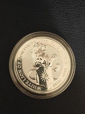 2020 White Lion of Mortimer 2oz 999 Silver Queen’s Beasts – Royal Mint GCT FREE 