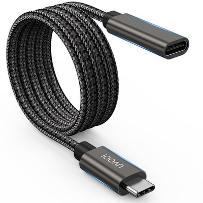 USBC Extension Cable 3.3/10FT, USB C Extender Cord Male to Female USB 3.2 Type C