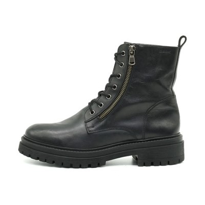 Geox Damen D004HRA Stiefeletten Schwarz Leder Respira Stiefelette EU 38