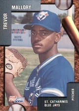 Trevor Mallory 1992 Fleer ProCards #3385 RC St. Catharines Blue Jays **