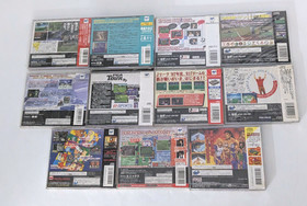 Assorted Sega Saturn Sports & Racing Japanese Video Game Discs Lot of 11